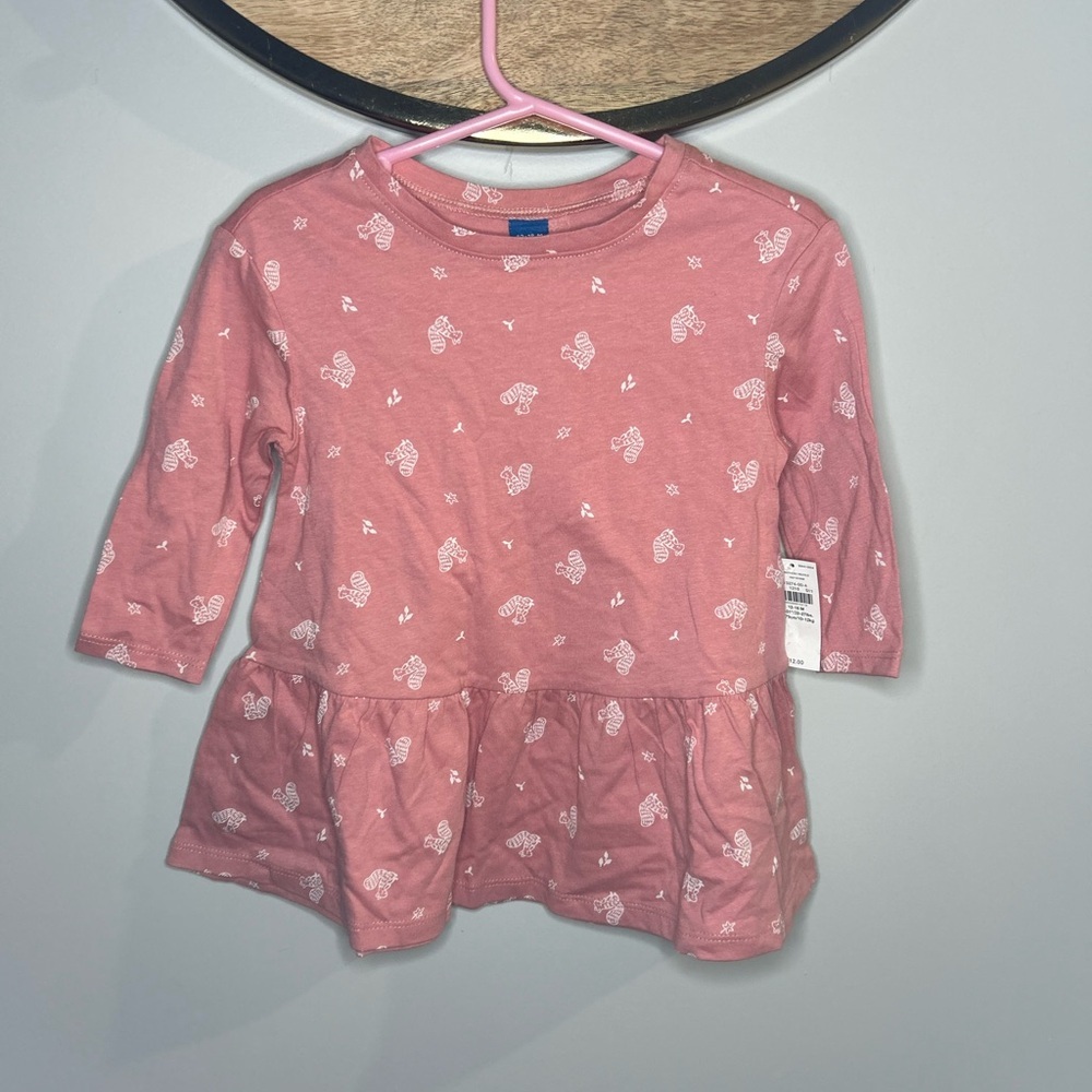 Old Navy Pink Long Sleeve Kids Top